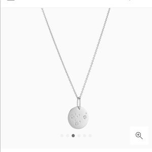 Silver Mejuri Capricorn Necklace